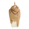 Mulheres Senhoras Venda quente Macio Longo Gracioso Pashmina Cashmere cachecol e borlas de urdidura Design inverno quente para meninas